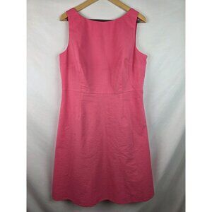 Isaac Mizrahi for Target Womens Dress Size 18 Pink Seersucker Sleeveless A-Line